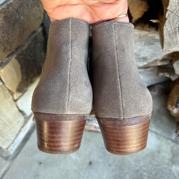 Sole Society Breyon Leather Suede ankle boots w/side zip Sz-7M. D - Picture 11 of 11